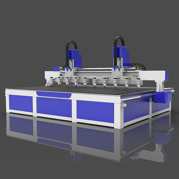 1325 CNC рутер со повеќе вретена за дрво